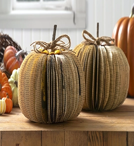 book page pumpkin