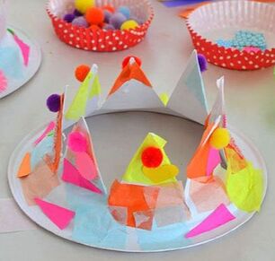 Birthday crowns craft example