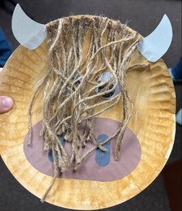 Hairy cows craft example