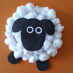 Puffy sheep craft example
