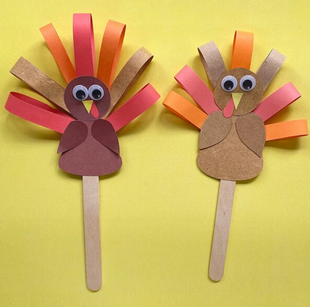 Turkey puppet craft example