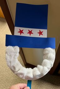 Uncle Sam mask craft example