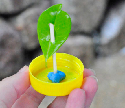 Bottle Cap Boat Races