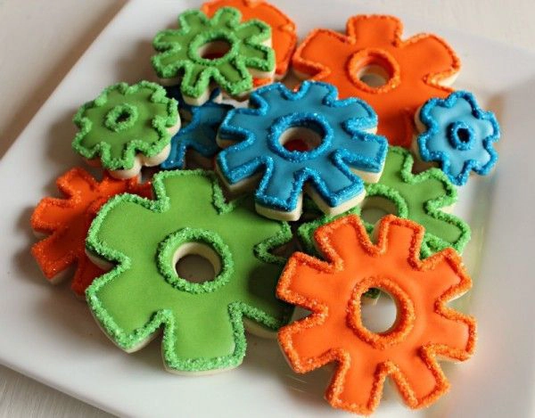Robot Gear Cookies