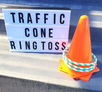 Traffic Cone Ring Toss