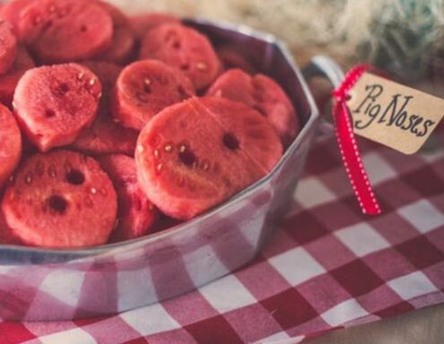Watermelon Pig Noses